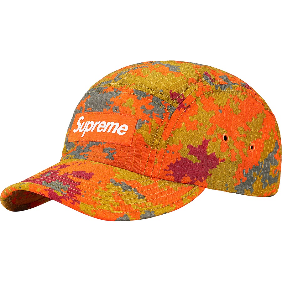 Supreme Camo Ripstop Camp Cap Orange Camo
