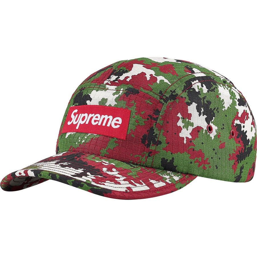 Supreme Camo Ripstop Camp Cap Red Camo