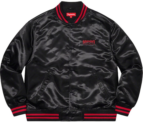 Supreme®/Thrasher® サテンバーシティジャケット (黒)
Buy Supreme®/Thrasher® サテンバーシティジャケット (黒)