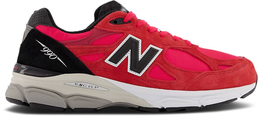 New Balance 990v3 Made In USA 'Red Suede' M990PL3 - M990PL3 ...