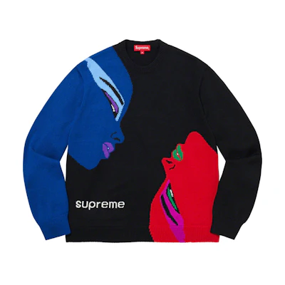 Supreme Faces Sweater Black (FW21)