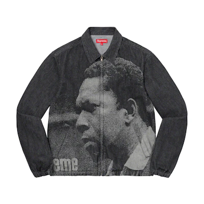 John Coltrane A Love Supreme Denim Harrington Jacket Black (FW21)