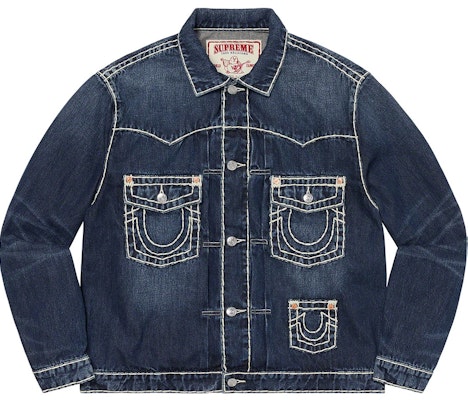 Supreme/True Religion 丹寧卡車司機外套洗水藍 (FW21) Buy Supreme/True Religion 丹寧卡車司機外套洗水藍 (FW21)