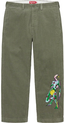 Supreme Gonz Corduroy Chino Pant Hijau Pudar (FW21) Buy Supreme Gonz Corduroy Chino Pant Hijau Pudar (FW21)