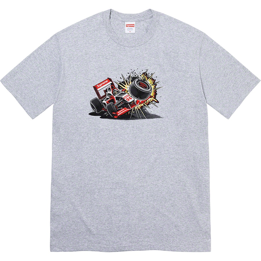 Supreme Crash Tee Heather Grey (FW21)