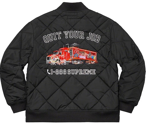 Quilted supreme jacket online
