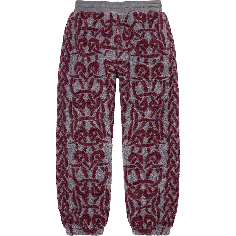 Buy Supreme Celtic Knot WINDSTOPPER Fleece Pant Grey (FW21) Abu-Abu
