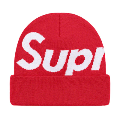 Supreme Big Logo Beanie Red (FW21)