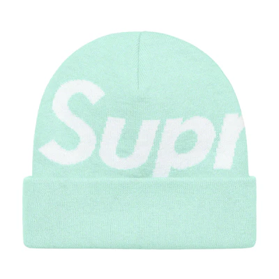 Supreme Big Logo Beanie Turquoise (FW21)