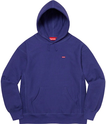 Supreme Small Box Hooded Sweatshirt Dark Royal (FW21) - Novelship