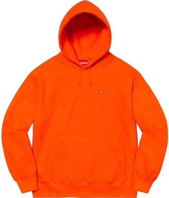 Supreme Small Box Hooded Sweatshirt Orange (FW21) - Novelship