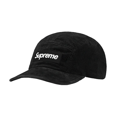 Supreme GORE-TEX Corduroy Camp Cap Black (FW21)