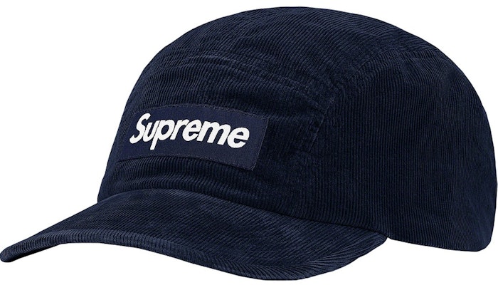 Supreme GORE-TEX Corduroy Camp Cap Navy (FW21) Buy Supreme GORE-TEX Corduroy Camp Cap Navy (FW21)