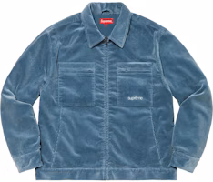 Supreme Corduroy Zip Jacket Blue (FW21)