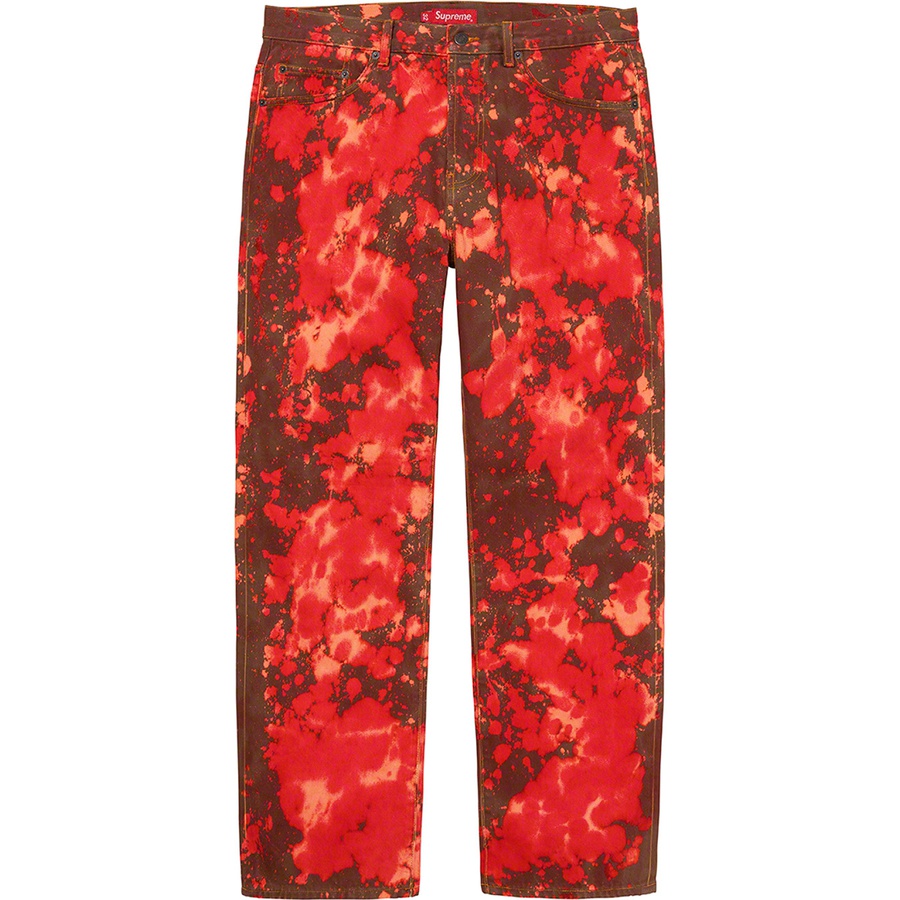 Buy Supreme Regular Jeans Merah Desaturasi (FW21)