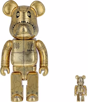 Buy Bearbrick Sorayama x 2G 100% & 400% Set Gold Ver Buy Bearbrick Sorayama x 2G 100% & 400% Set Gold Ver