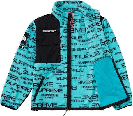 Supreme The North Face Steep Tech Fleece Jacket Teal - Novelship