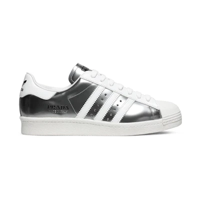 Prada adidas Superstar 'Silver Metallic'