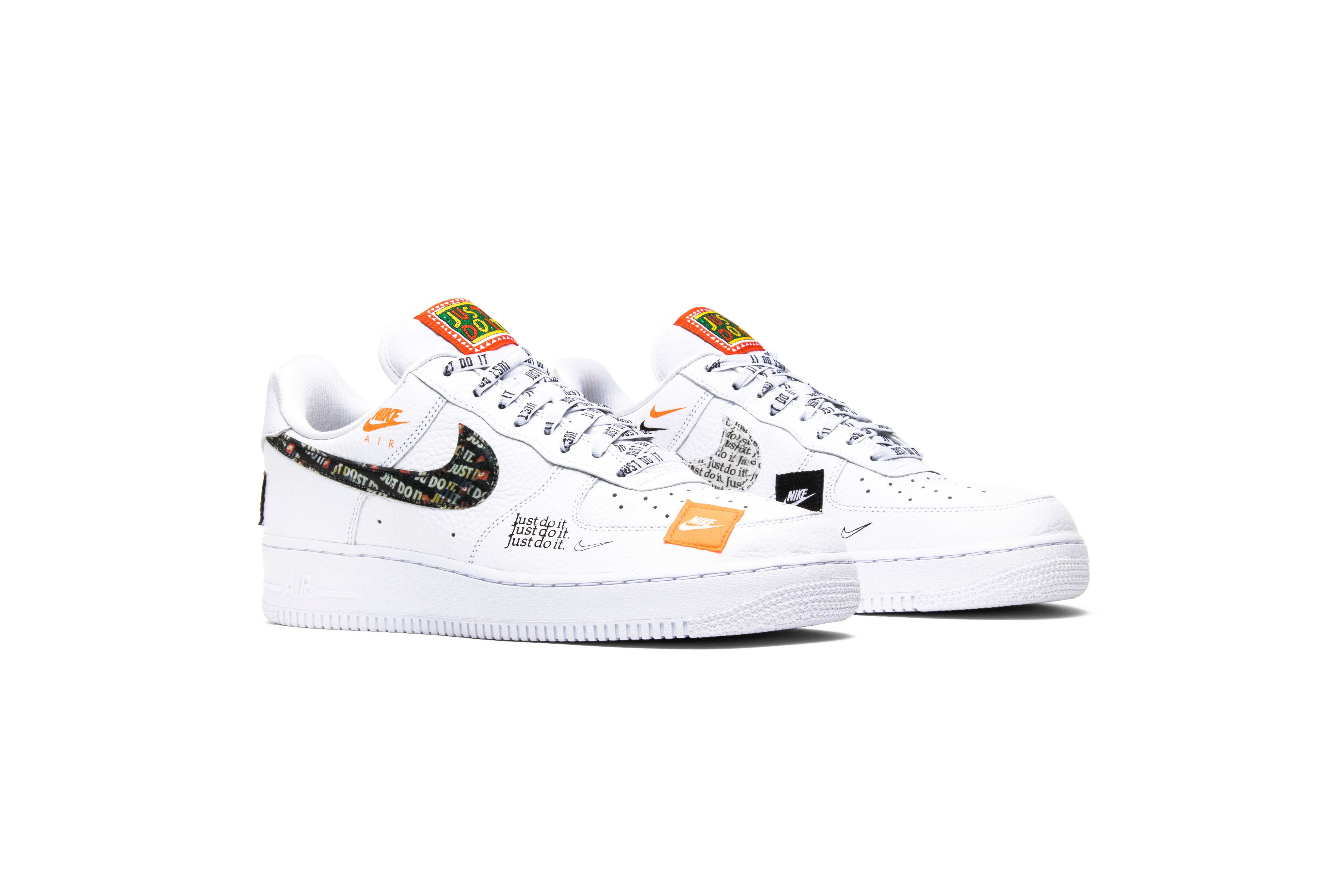 nike air force 1 07 prm jdi just do it white