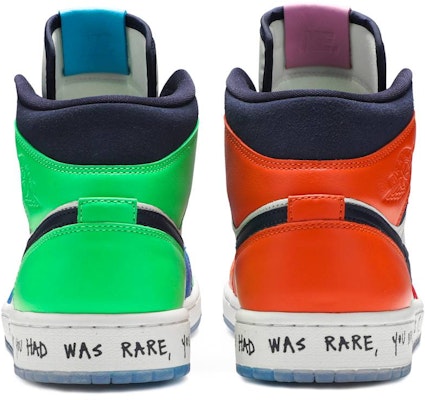 Women Melody Ehsani x Air Jordan 1 Mid SE Fearless CQ7629 100