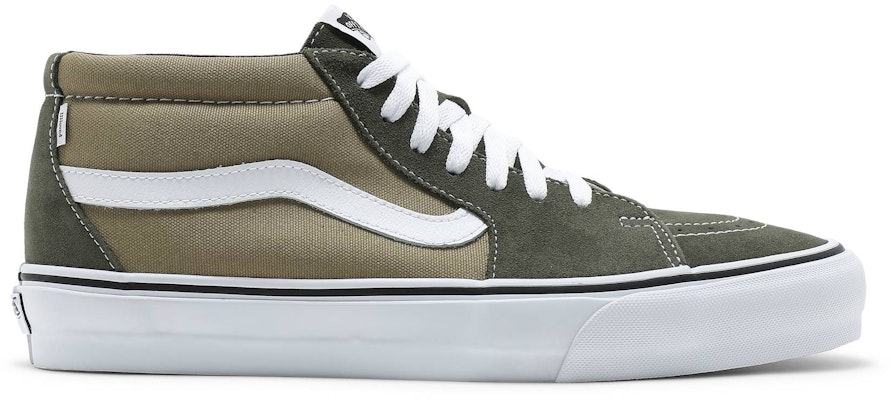 JJJJound x Vans Sk8 Mid Vault LX Green VN0A7TNH2D5 VN0A7TNH2D5