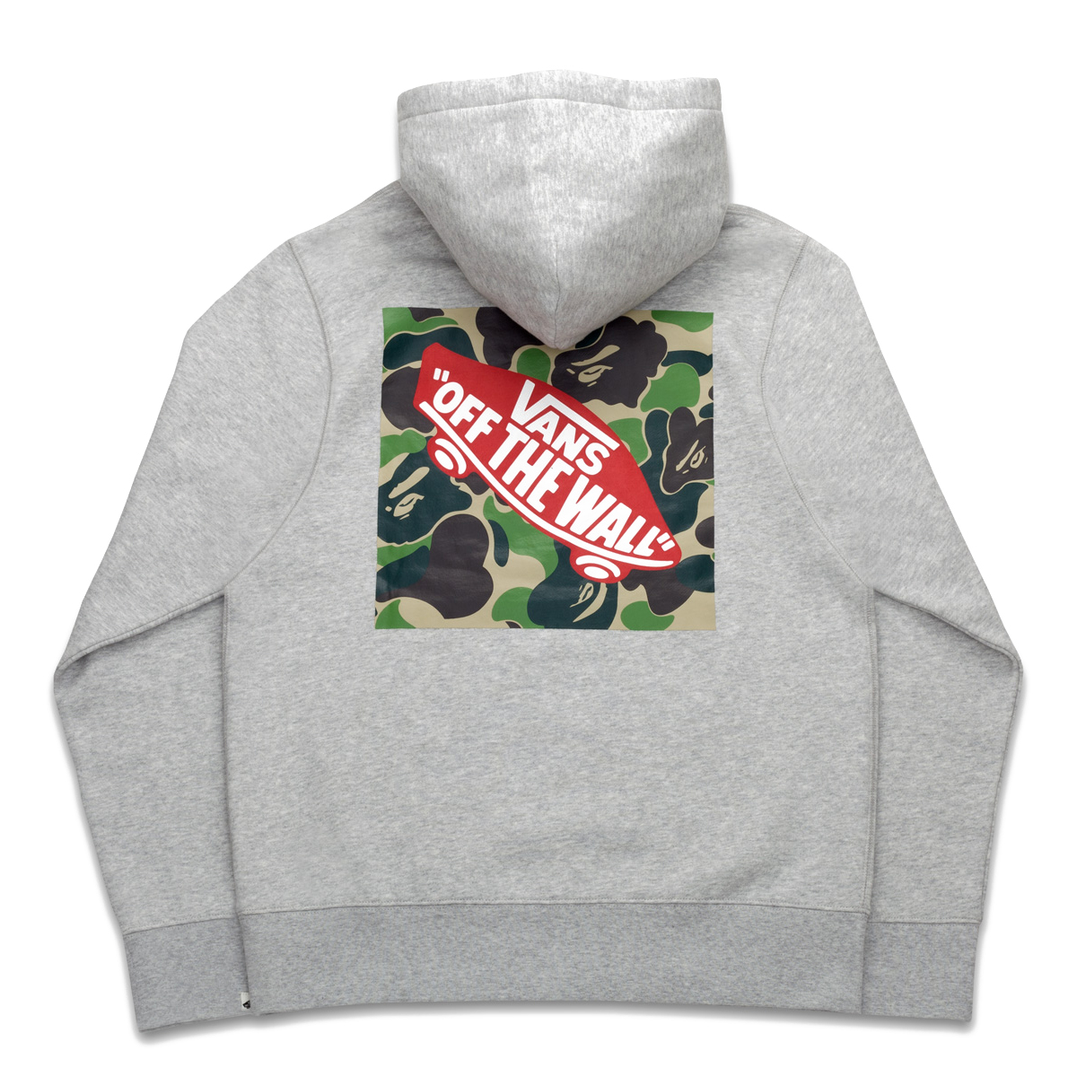 BAPE x Vans Pullover Fleece Hoodie Ash Heather