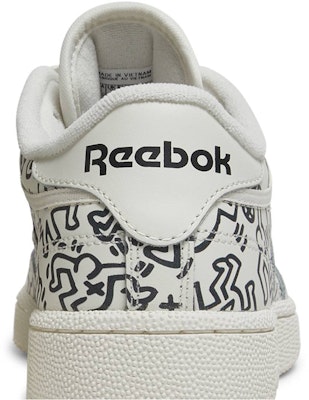 Keith Haring x Reebok Club C 'Corak Tarian Seluruh Kasut' GZ1458 Sizing Keith Haring x Reebok Club C 'Corak Tarian Seluruh Kasut' GZ1458