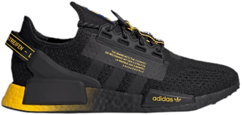 Adidas nmd black deals yellow