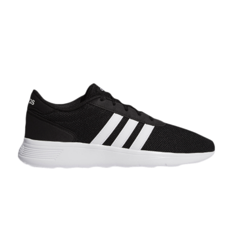 adidas lite racer black and white