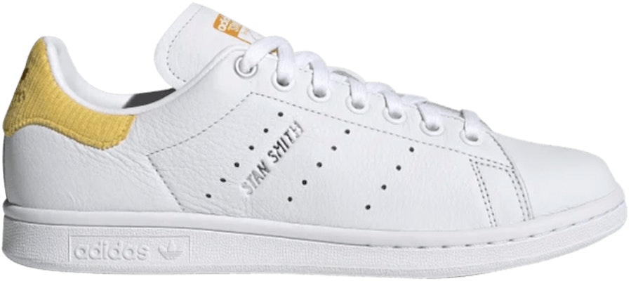 Women adidas Stan Smith White Corn Yellow H69023 H69023