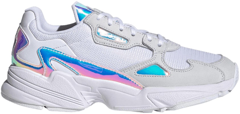 Adidas women's white falcon best sale sneakers