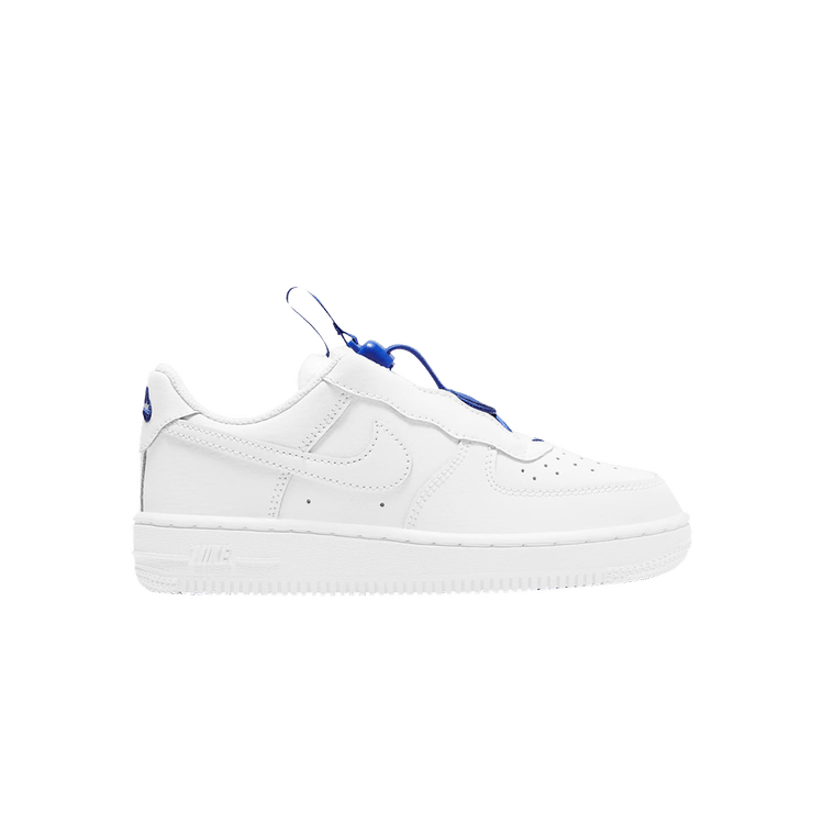 Nike Force 1 Toggle 'White Hyper Royal' (PS) - CU5287-100 - Novelship