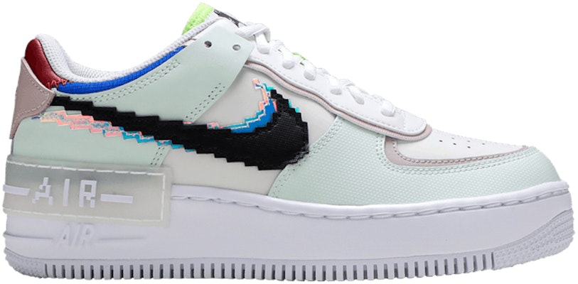 Nike Air Force 1 Shadow SE 'Pixel Swoosh ‑ Barely Green' (WMNS)