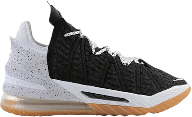 Black and white lebron top 18