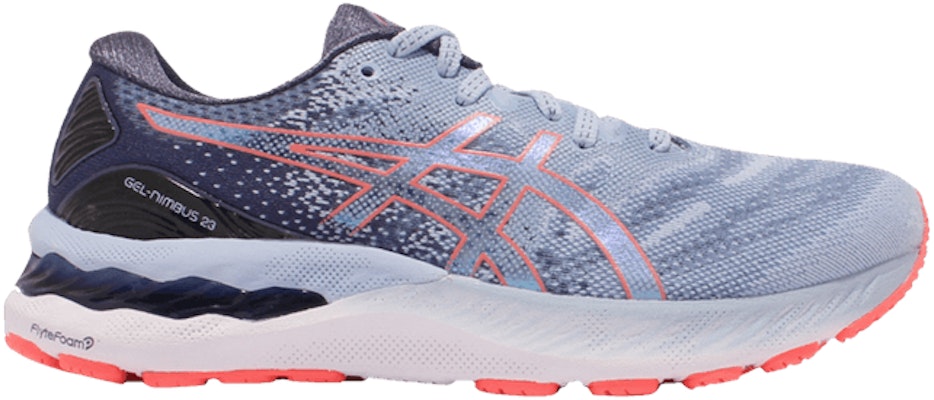 Women ASICS Gel Nimbus 23 Wide Mist Blazing Coral 1012A884 412 1012A884 412 Novelship