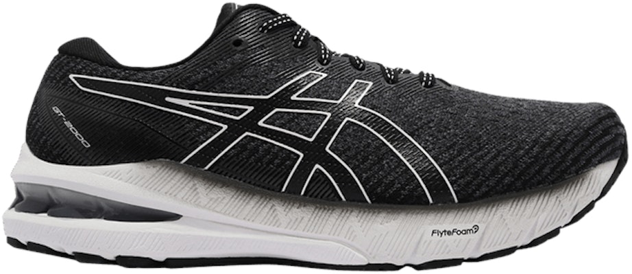 Women ASICS GT 2000 10 2E Wide Black White 1012B043 002