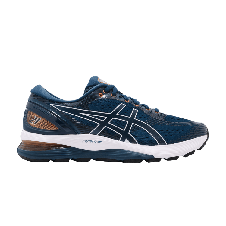 asics gel nimbus 21 mako blue