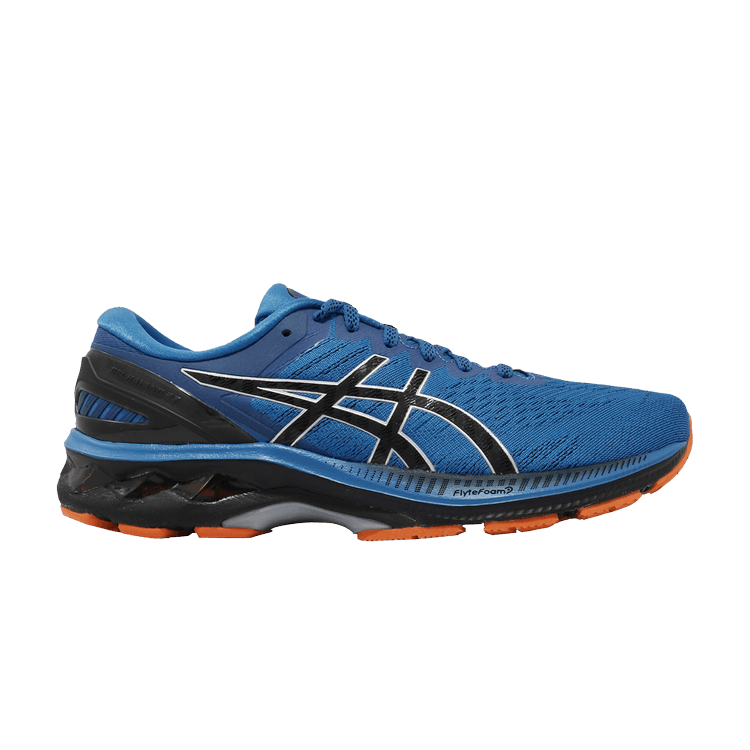 gel kayano 27 reborn blue black