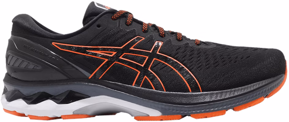 ASICS Gel Kayano 27 4E Wide Black Marigold Orange 1011A833 003
