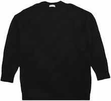 Balenciaga Logo Jacquard Sweater 'Black' Balenciaga Logo Jacquard Sweater 'Black'