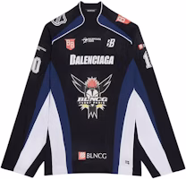 Balenciaga Long-Sleeve Hockey Shirt 'Black/Ink/White' Balenciaga Long-Sleeve Hockey Shirt 'Black/Ink/White'