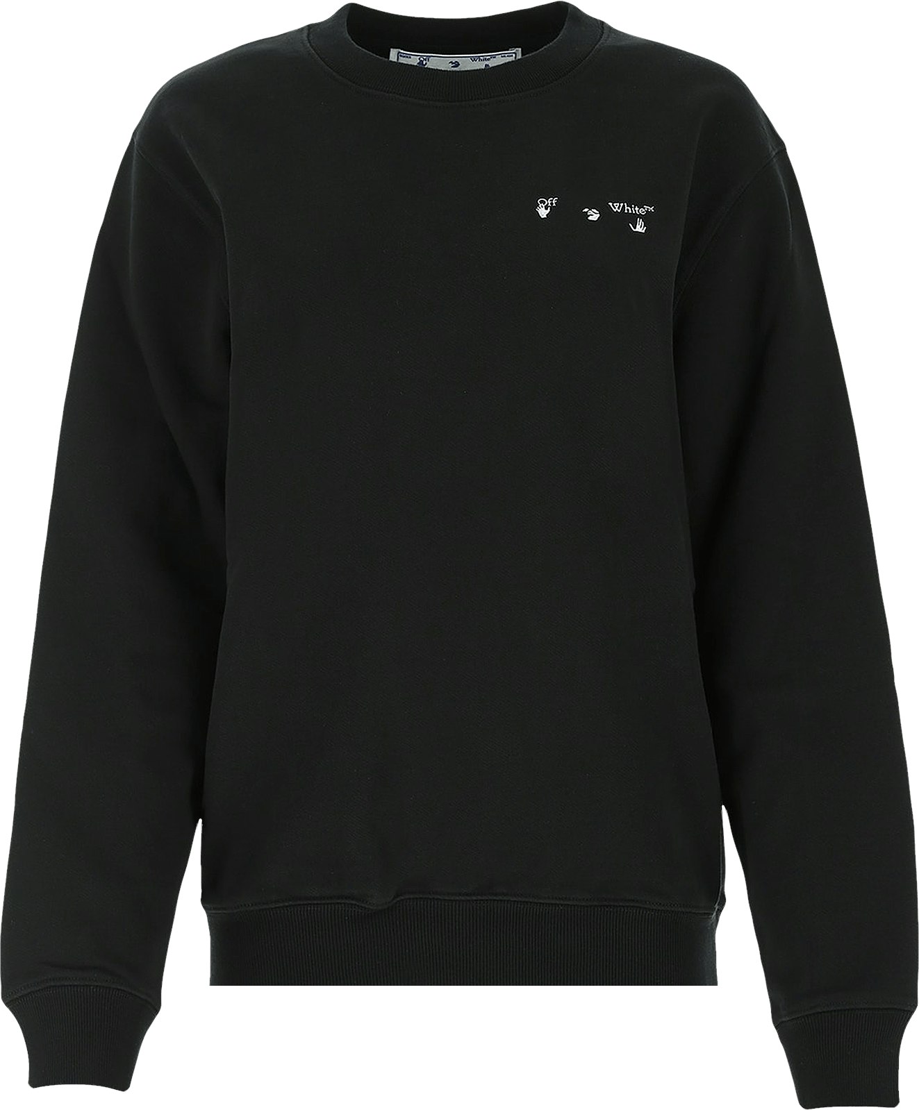 off-white-arrow-liquid-melt-crewneck-black-grey