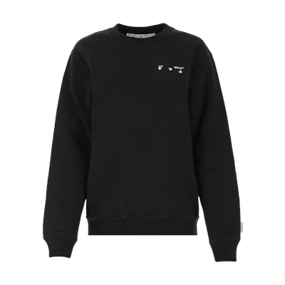 Off-White Arrow Liquid Melt Crewneck 'Black/Grey'