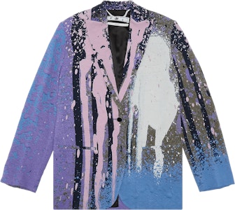 Off-White x Katsu 華達呢 Tomboy 西裝外套 '紫色/多色' Buy Off-White x Katsu 華達呢 Tomboy 西裝外套 '紫色/多色'