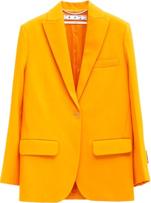 Off-White Crepe Tomboy Jacket 'Orange' Buy Off-White Crepe Tomboy Jacket 'Orange'