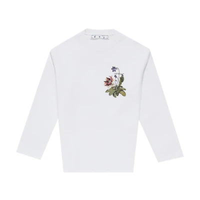 Off-White Botanical Sweatshirt 'White/Green'