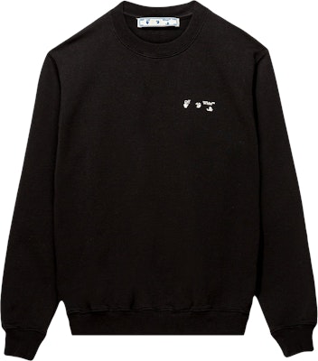Off-White Logo Sweatshirt 'Black' Buy Off-White Logo Sweatshirt 'Black'