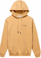 Off-White Logo Hoodie 'Sand/Black' Off-White Logo Hoodie 'Sand/Black'