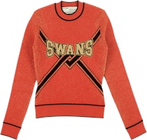 Off-White Swans Crewneck Sweater 'Orange' Off-White Swans Crewneck Sweater 'Orange'