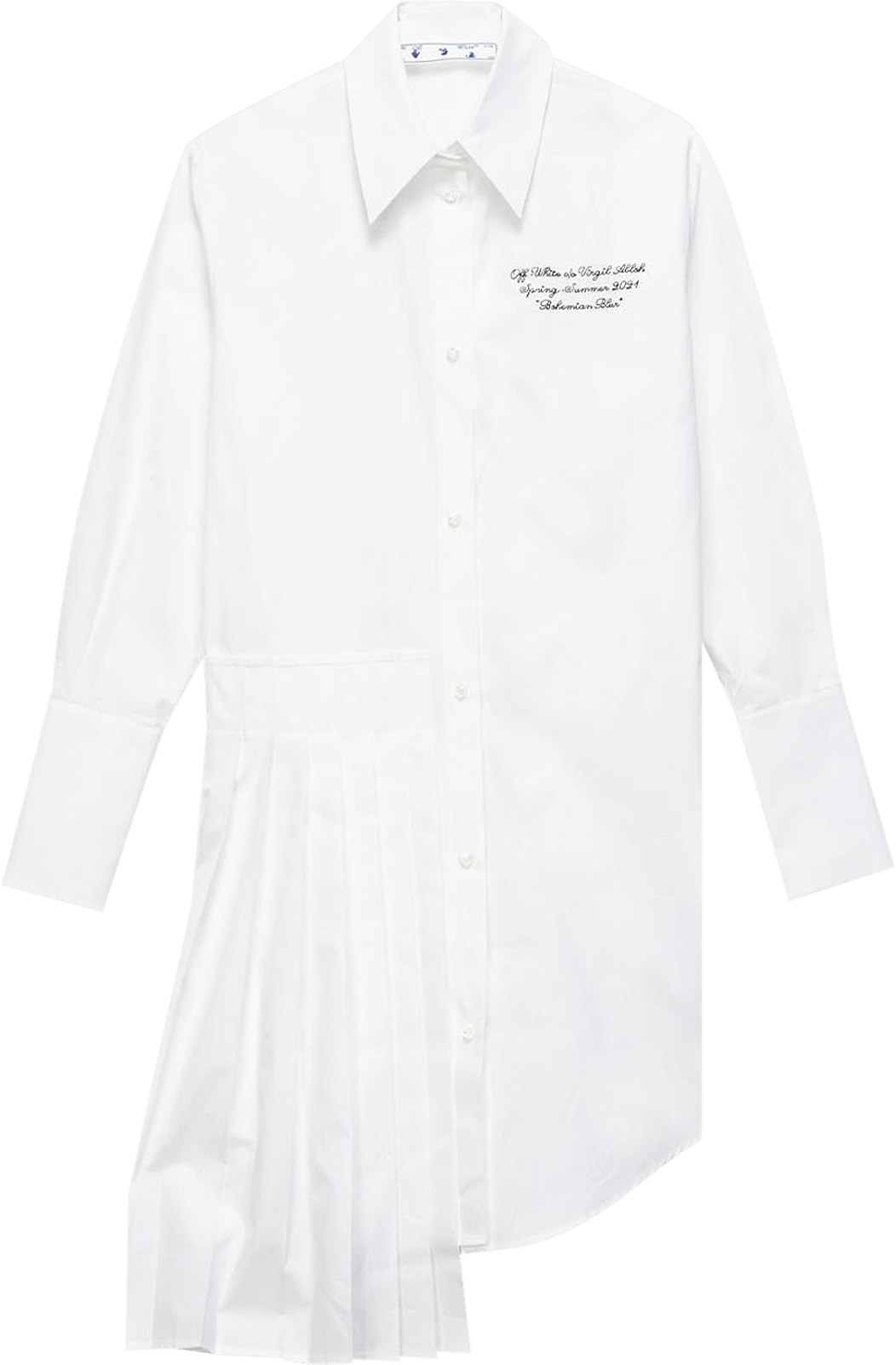 off-white-poplin-shirt-dress-white